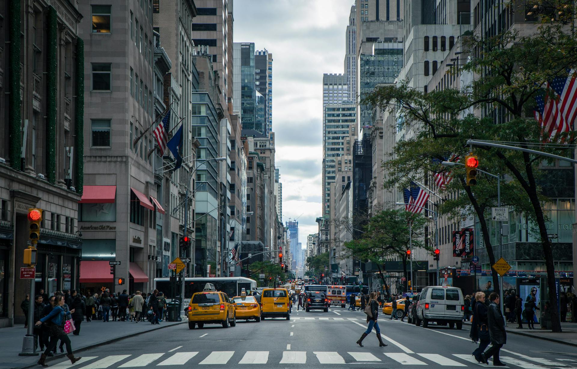 Cloud Day Downtown Manhattan