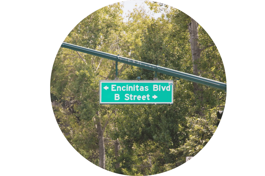 Encinitas Street Sign