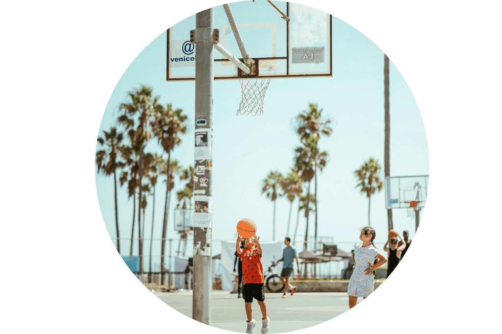 Laugna Beach Basketball Court