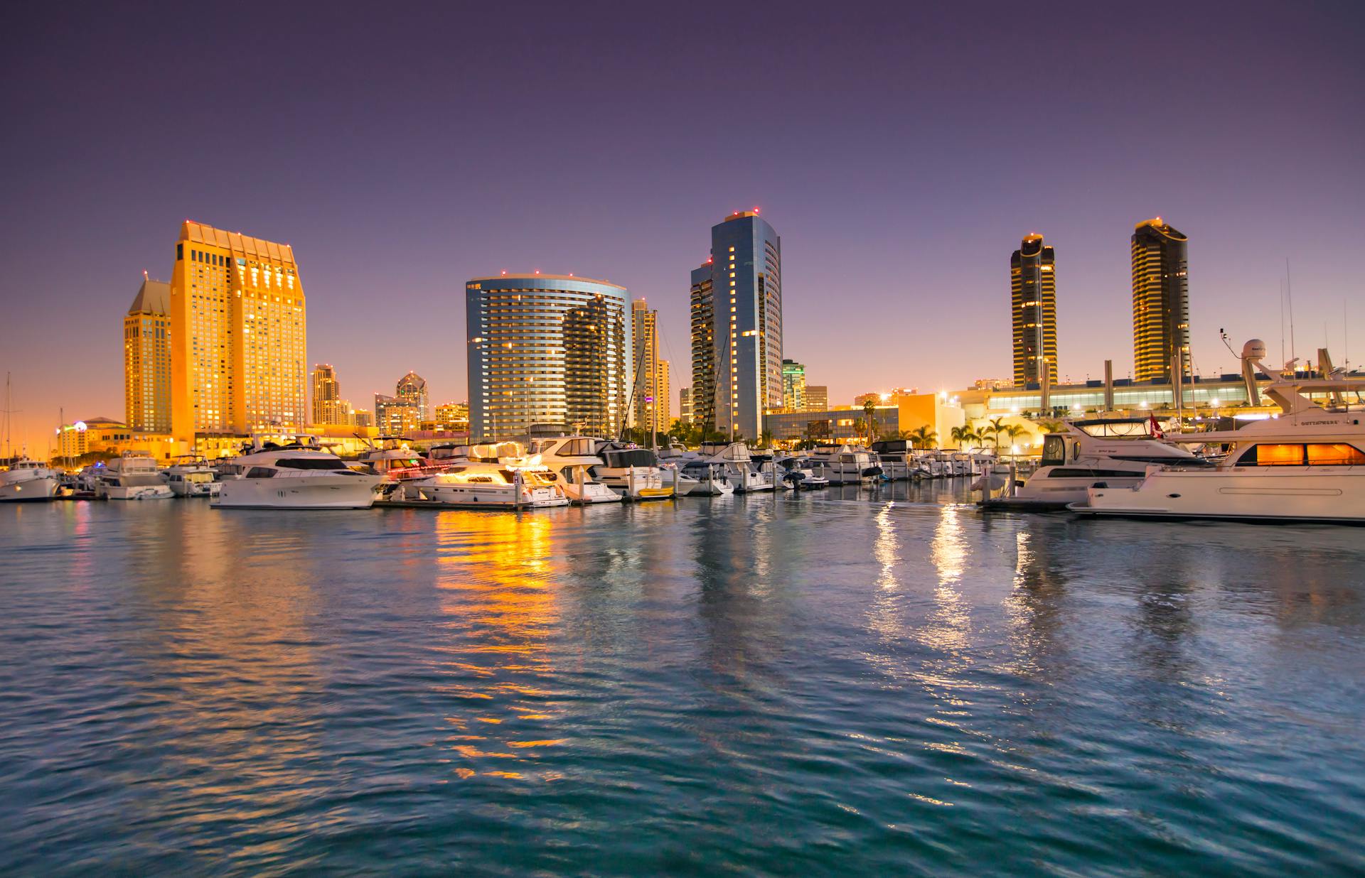 San Diego Marina Sunset